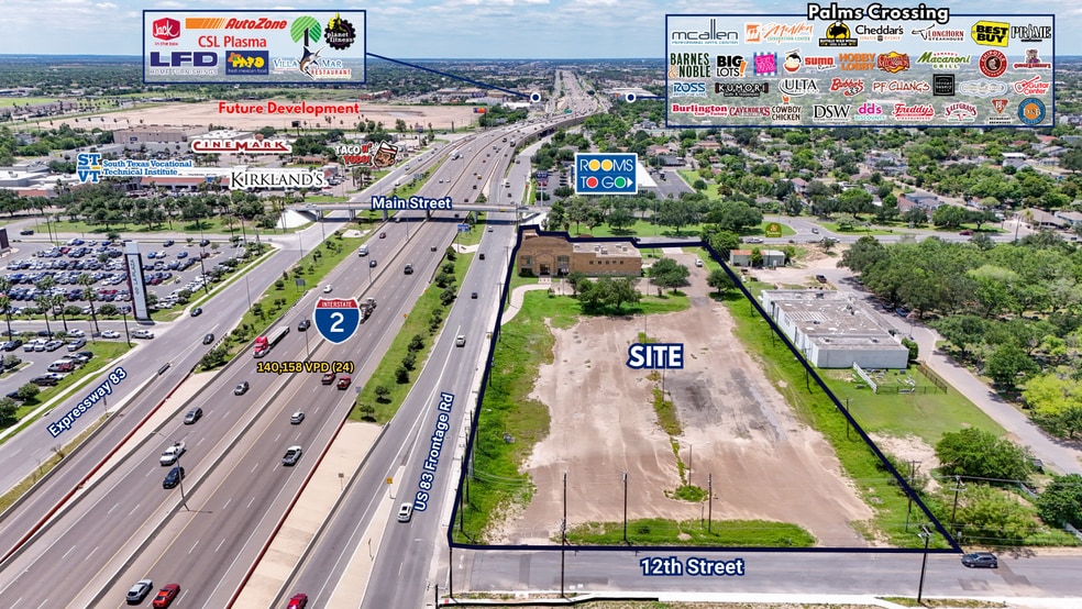 1324 W Expressway 83, McAllen, TX à vendre - Photo du bâtiment - Image 2 de 7