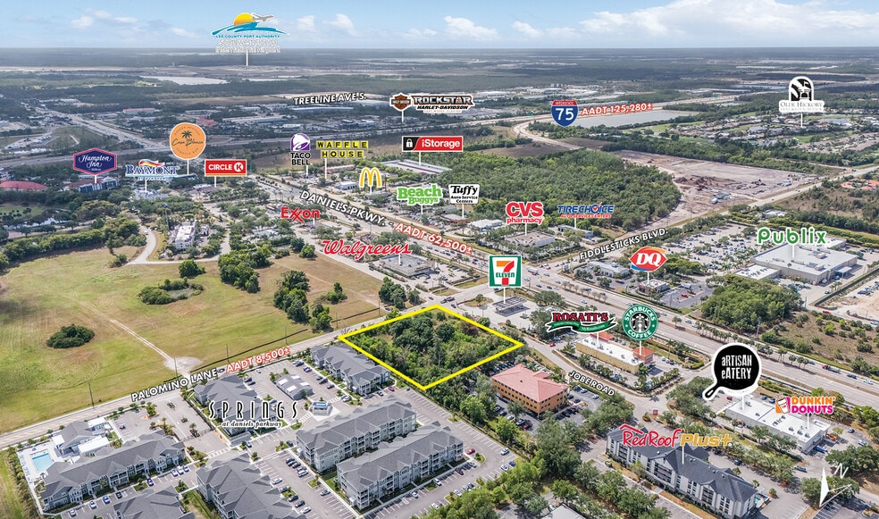 13400 Palomino Ln, Fort Myers, FL à vendre - Aérien - Image 3 de 6