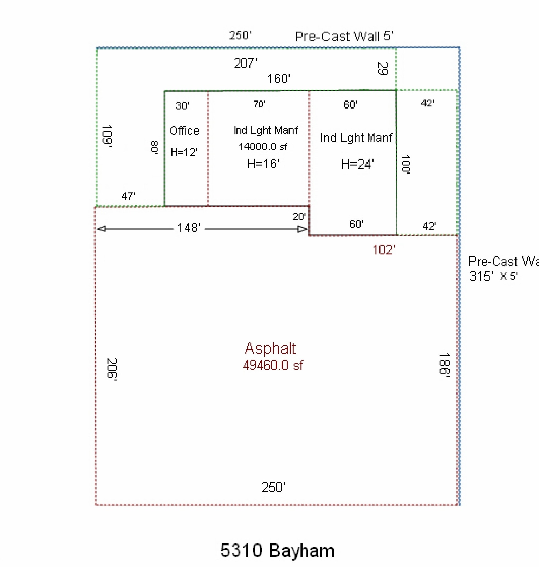 5310 Bayham St, Dearborn Heights, MI for sale Site Plan- Image 1 of 3