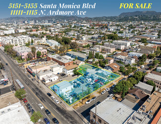 Plus de détails pour 5151 Santa Monica Blvd, Los Angeles, CA - Terrain à vendre