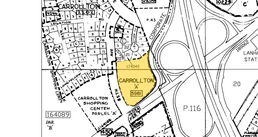 8500 Annapolis Rd, New Carrollton, MD à louer - Plan cadastral - Image 2 de 11