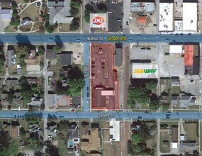 1709 Walnut St, Murphysboro, IL - Aérien  Vue de la carte