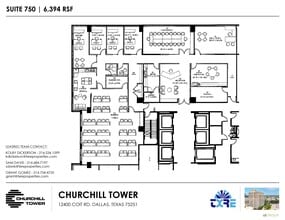 12400 Coit Rd, Dallas, TX for lease Floor Plan- Image 2 of 2