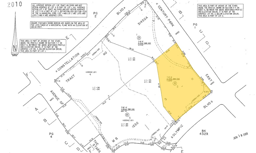 2049 Century Park E, Los Angeles, CA à louer - Plan cadastral - Image 2 de 83