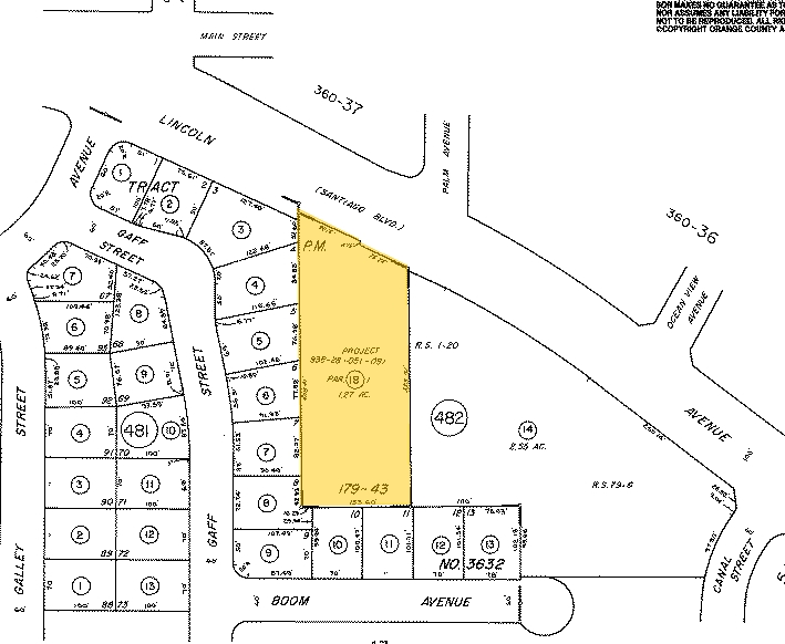 1122 E Lincoln Ave, Orange, CA for sale - Plat Map - Image 2 of 42
