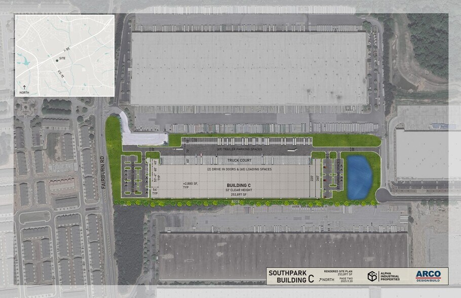 7760 Spence Rd, Fairburn, GA à louer - Plan de site - Image 2 de 2