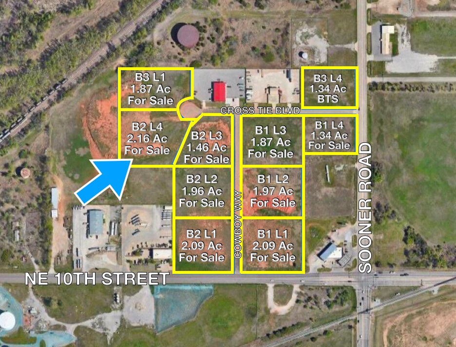 5330 Crosstie Blvd, Oklahoma City, OK à vendre Aérien- Image 1 de 2