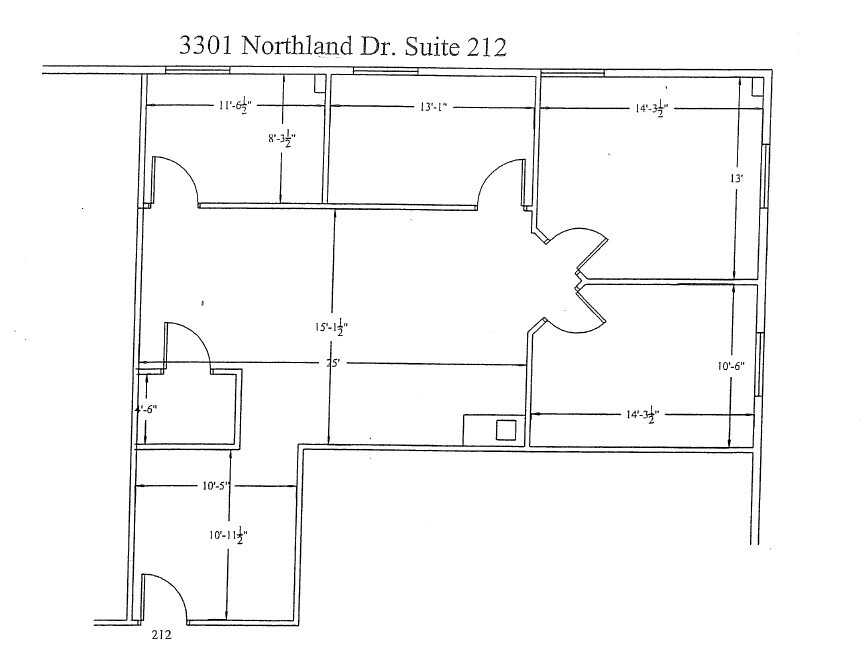 3301-3305 Northland Dr, Austin, TX à louer Plan d’étage- Image 1 de 1