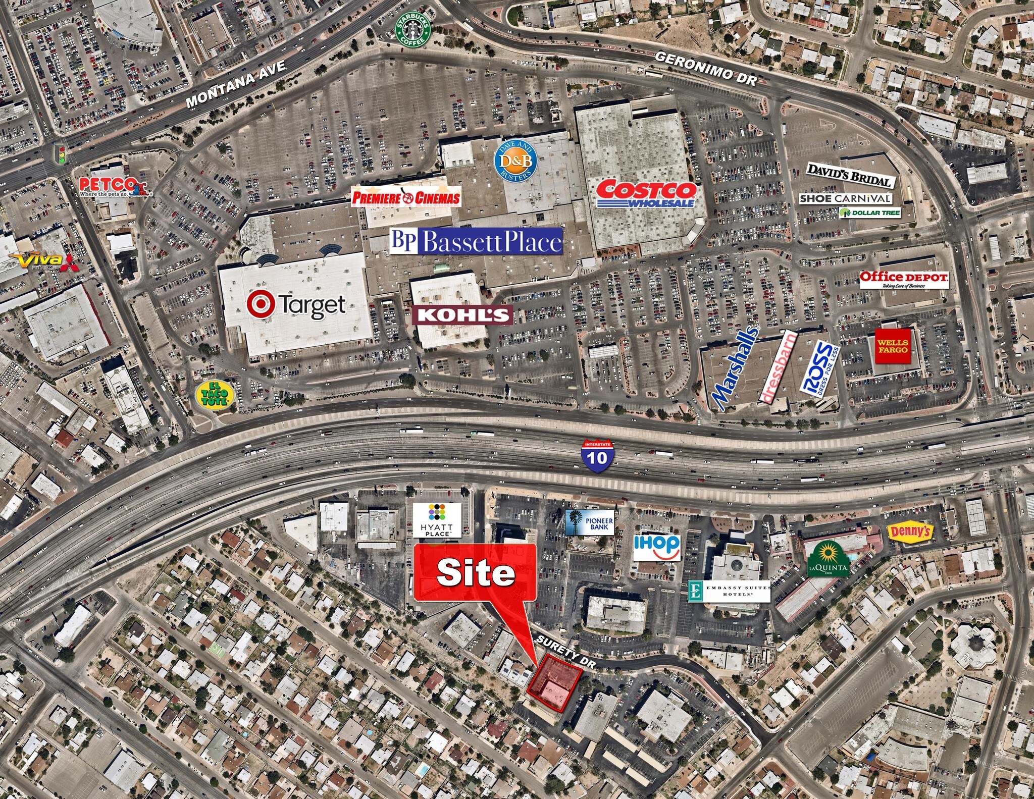 6060 Surety Dr, El Paso, TX for lease Aerial- Image 1 of 4