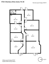 1725-1745 S Rainbow Blvd, Las Vegas, NV for lease Floor Plan- Image 1 of 5