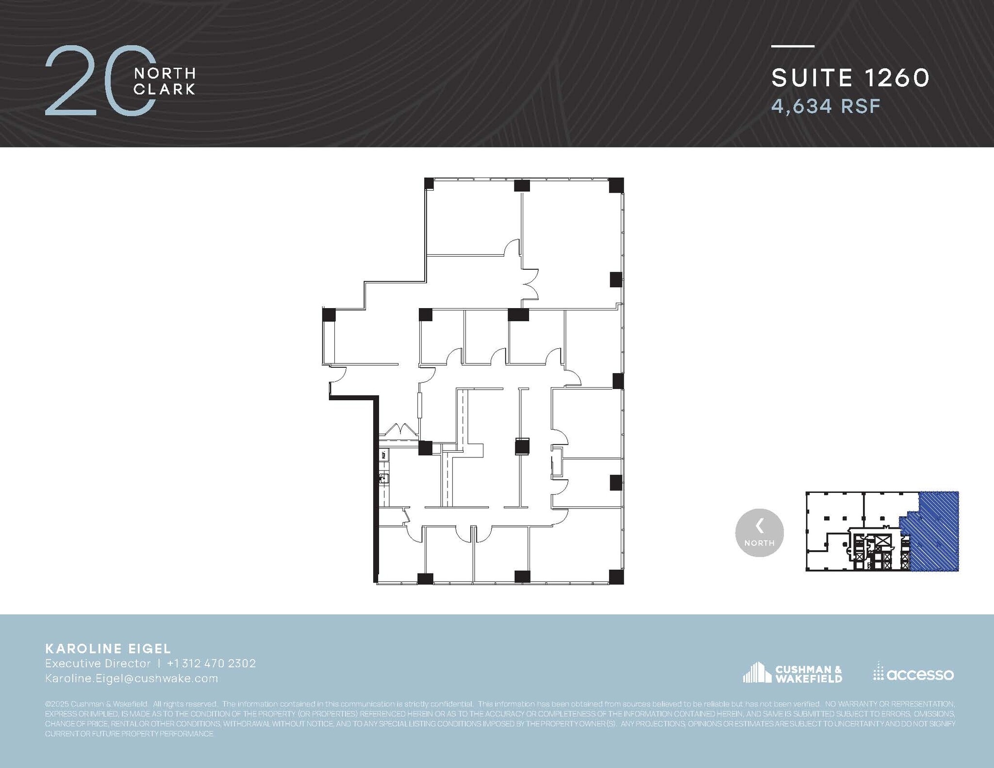 20 N Clark St, Chicago, IL for lease Floor Plan- Image 1 of 1