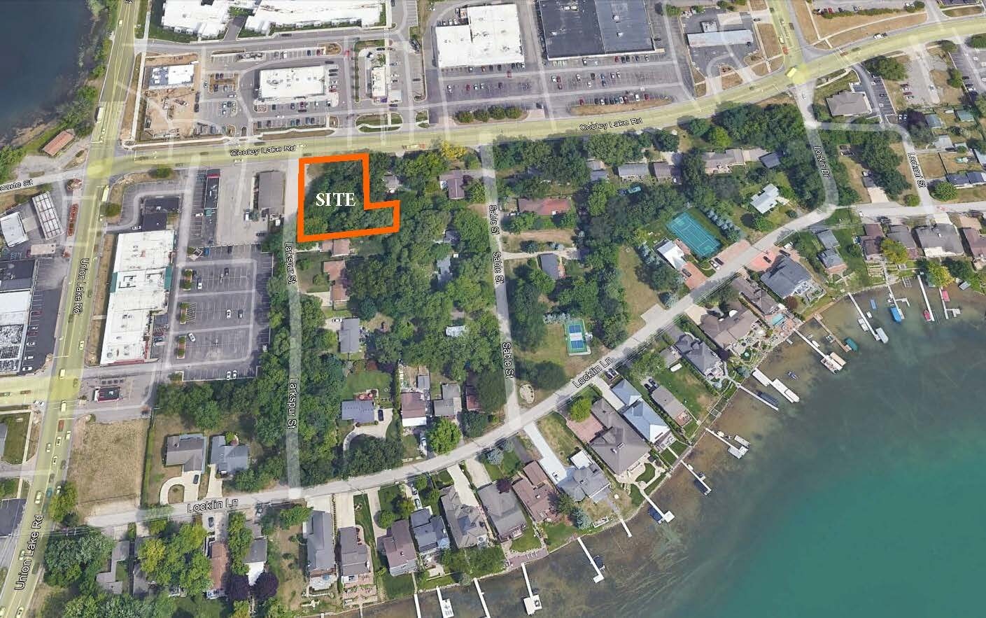 Cooley Lake Rd & Larkspur St, Commerce Township, MI for sale Aerial- Image 1 of 2