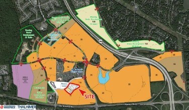 13701 Bon Secours Dr, Midlothian, VA - Aerial  map view