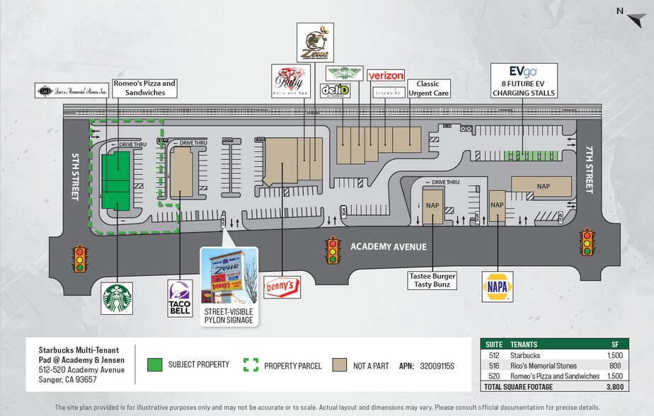 512-540 Academy Ave, Sanger, CA à vendre - Photo du bâtiment - Image 2 de 4