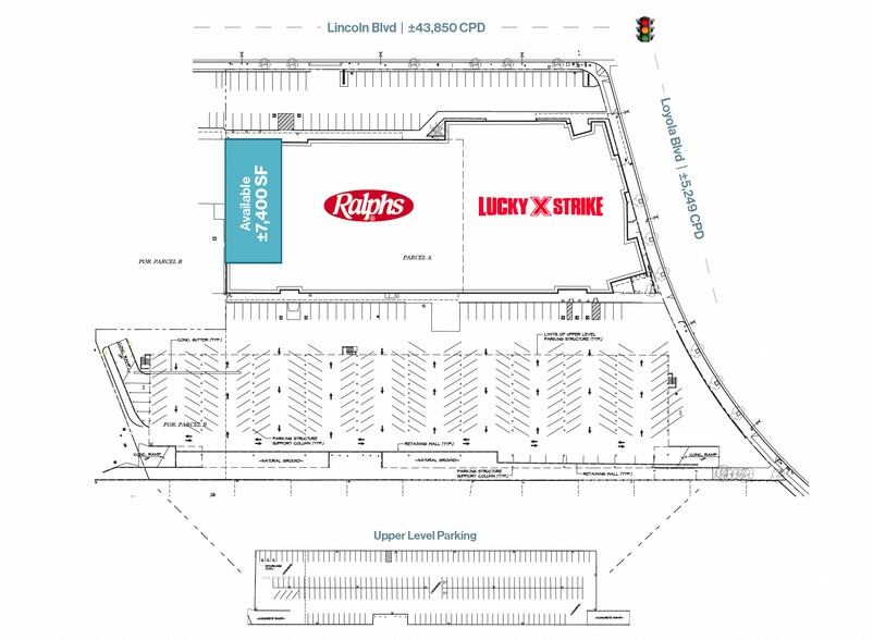 8701 Lincoln Blvd, Los Angeles, CA à louer - Plan de site - Image 2 de 3