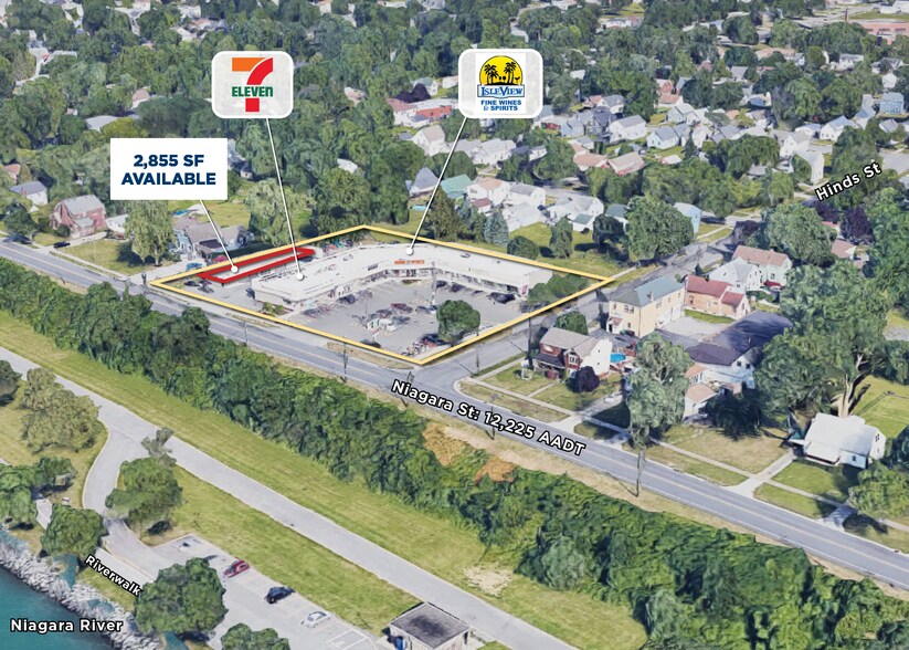 533 Niagara St, Tonawanda, NY à louer - Aérien - Image 1 de 2