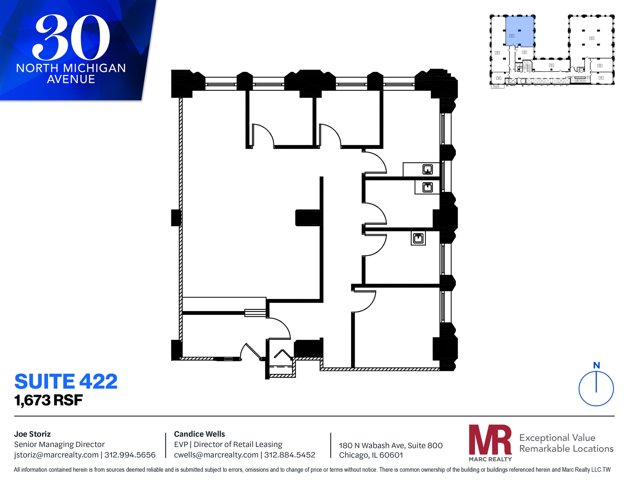 30 N Michigan Ave, Chicago, IL for lease Floor Plan- Image 1 of 1