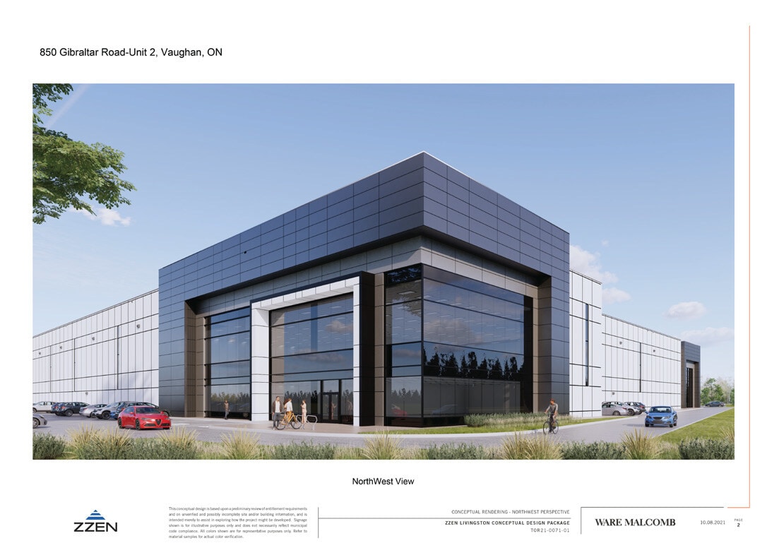850 Gibraltar Rd, Vaughan, ON for lease Building Photo- Image 1 of 10