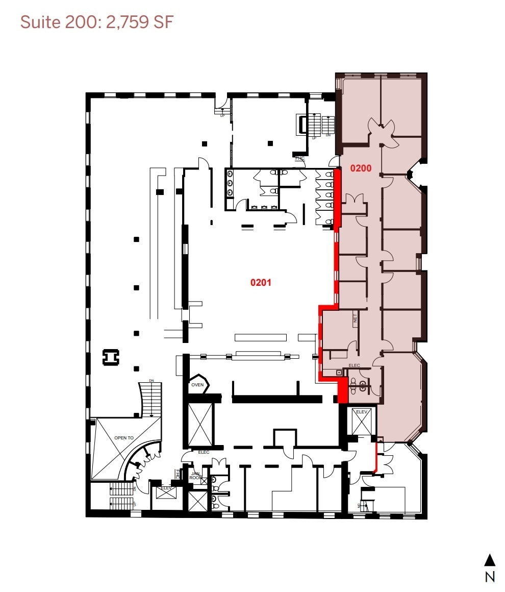 808 1st St SW, Calgary, AB for lease Floor Plan- Image 1 of 1