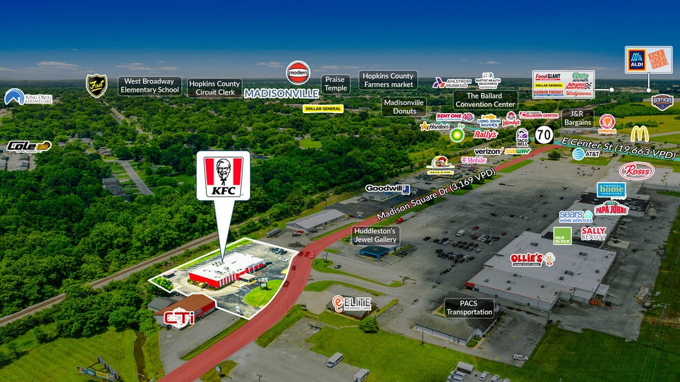 197 Madison Square Dr, Madisonville, KY for sale - Building Photo - Image 2 of 5