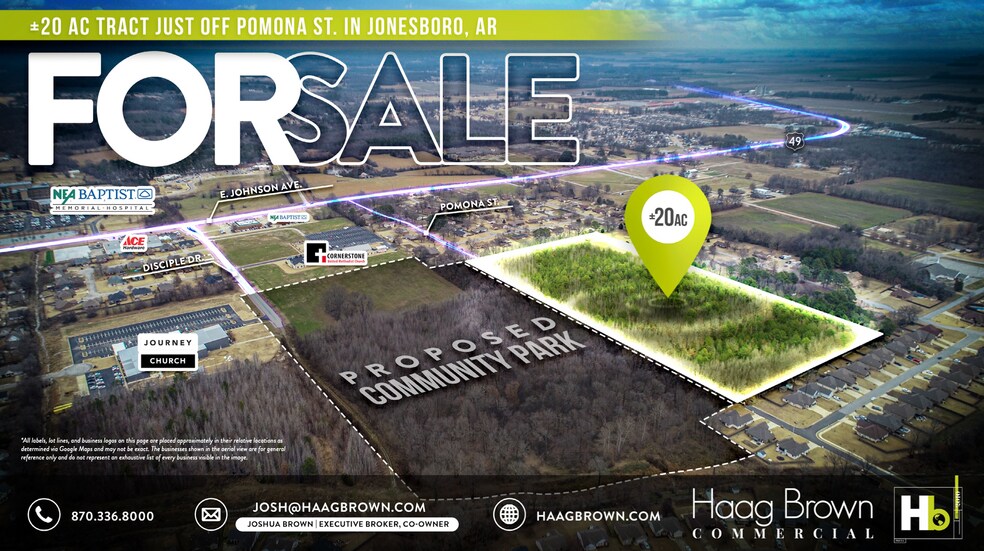 Pomona Drive, Jonesboro, AR à vendre - Aérien - Image 1 de 5