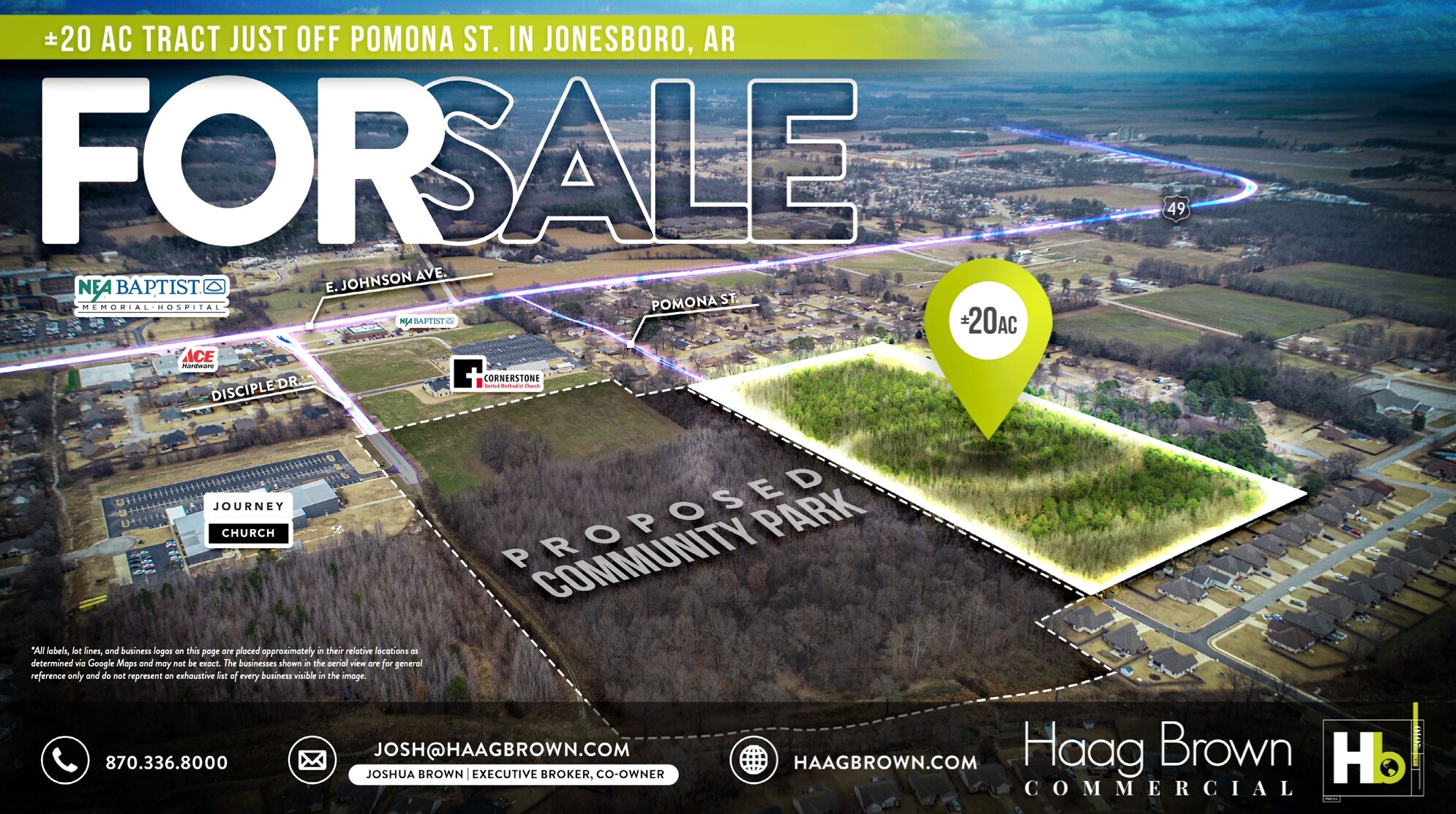 Pomona Drive, Jonesboro, AR à vendre Aérien- Image 1 de 6