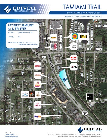 2530 Tamiami Trl- Land, Punta Gorda, FL à vendre - Photo du bâtiment - Image 2 de 6