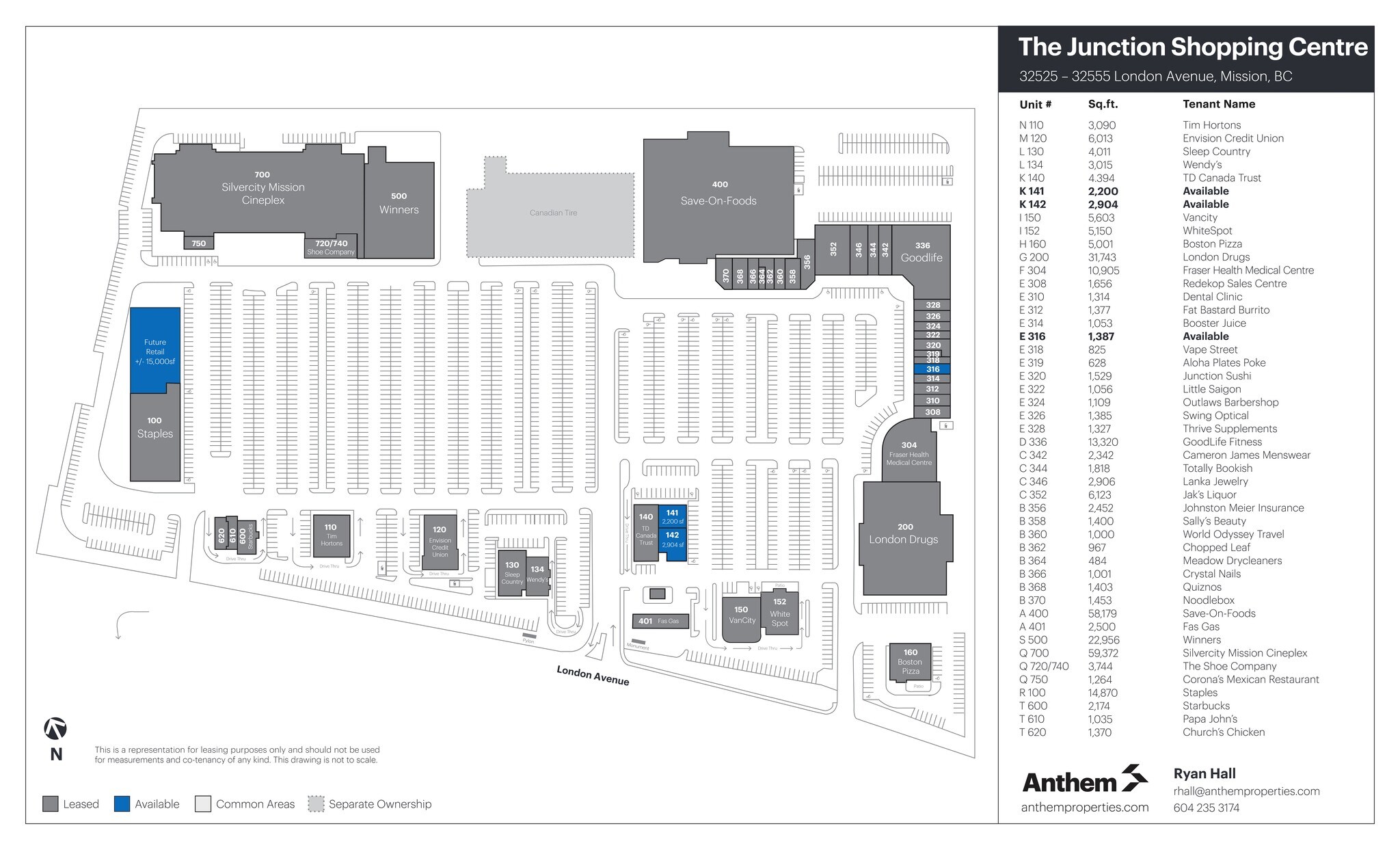32525-32555 London Ave, Mission, BC for lease Site Plan- Image 1 of 1