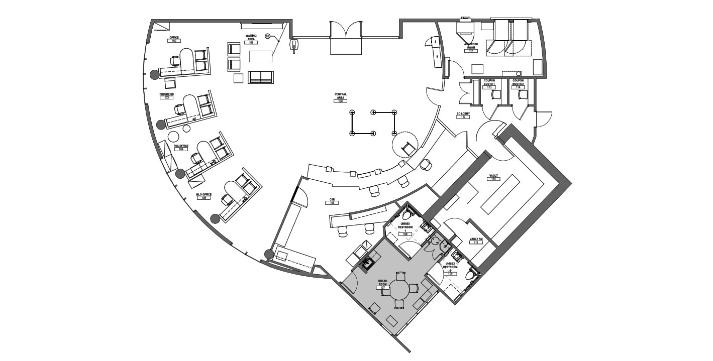 395 Quarry Rd, Palo Alto, CA à louer Plan d’étage- Image 1 de 1