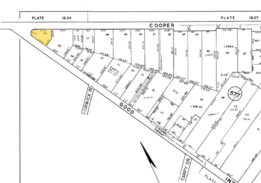 1305 Cooper St, Woodbury, NJ à vendre - Plan cadastral - Image 2 de 14