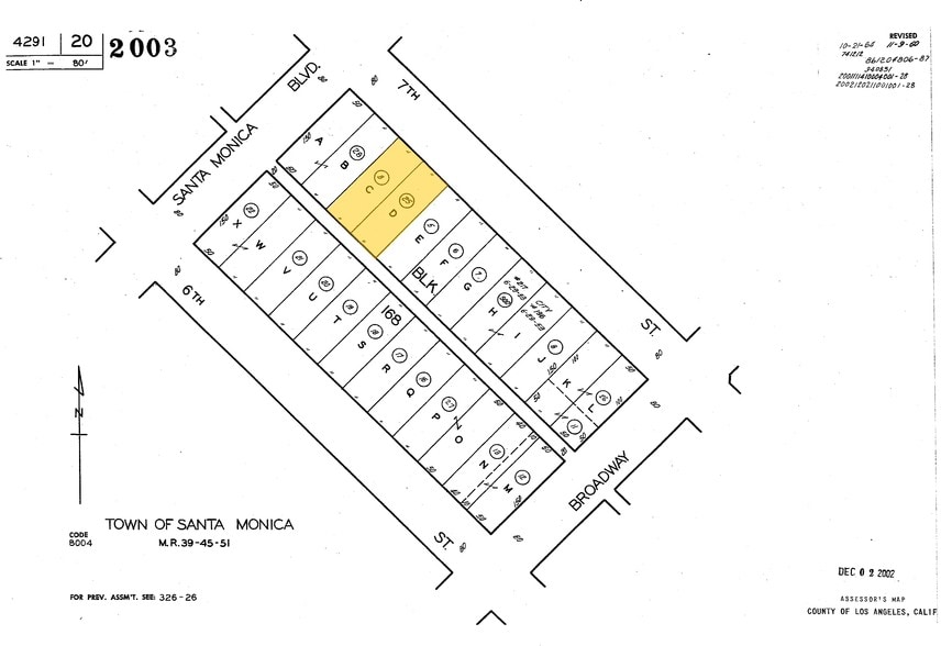 1418 7th St, Santa Monica, CA for lease - Plat Map - Image 2 of 21
