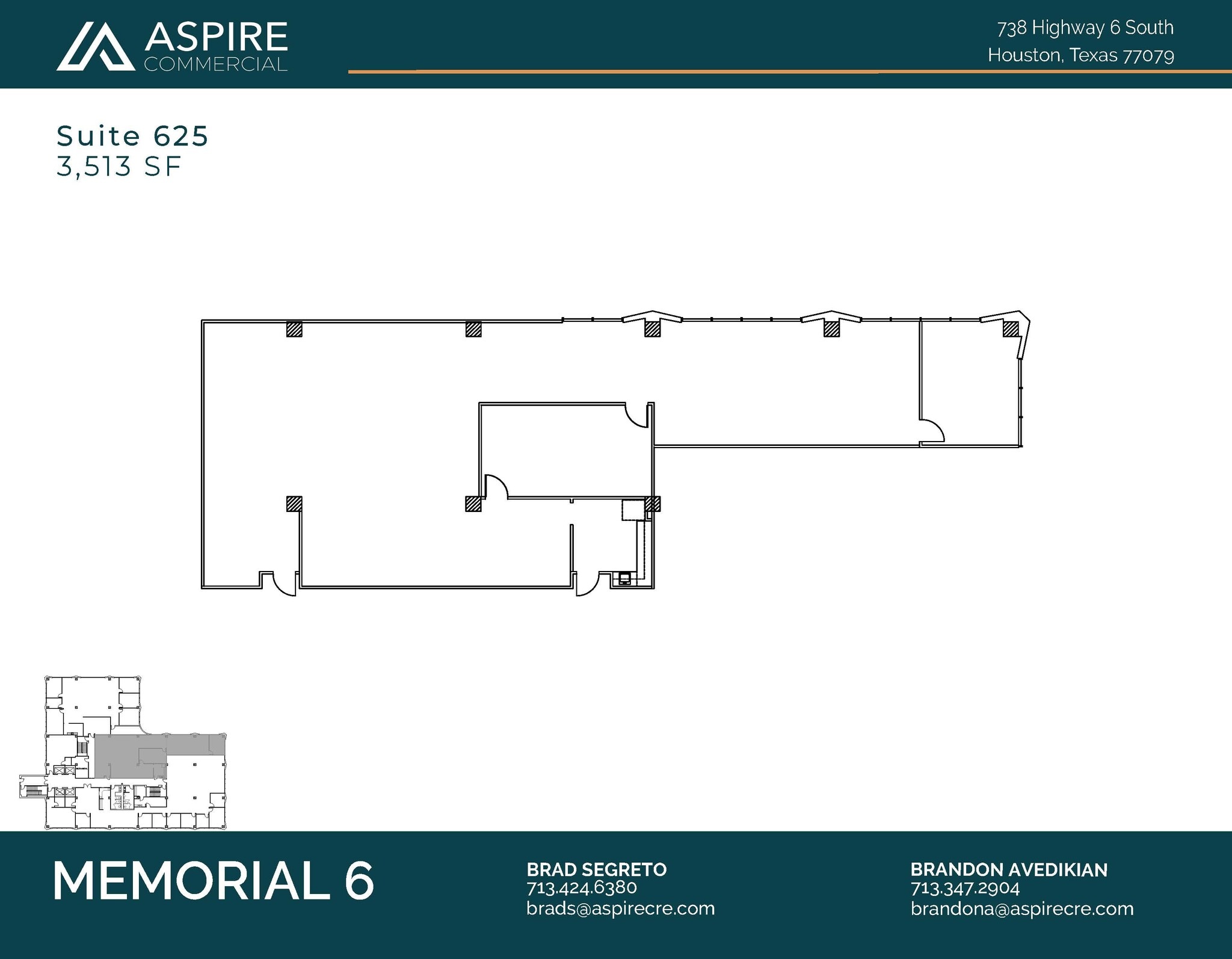 738 Highway 6 S, Houston, TX for lease Floor Plan- Image 1 of 1