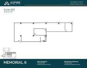 738 Highway 6 S, Houston, TX for lease Floor Plan- Image 1 of 1