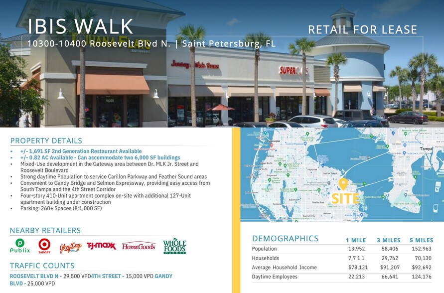 10304 Roosevelt Blvd N, Saint Petersburg, FL à louer - Photo du bâtiment - Image 2 de 9