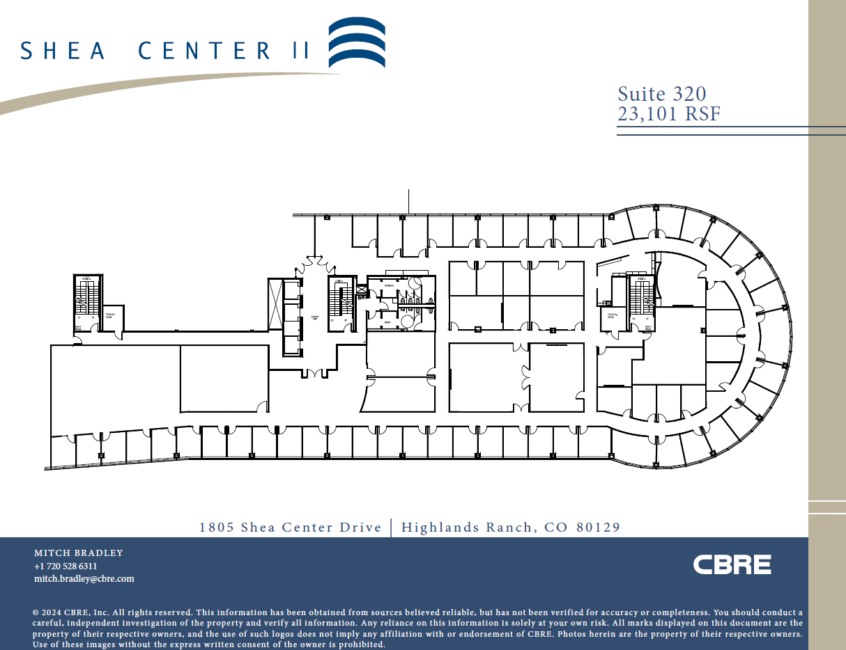1805 Shea Center Dr, Highlands Ranch, CO à louer Plan d’étage- Image 1 de 1