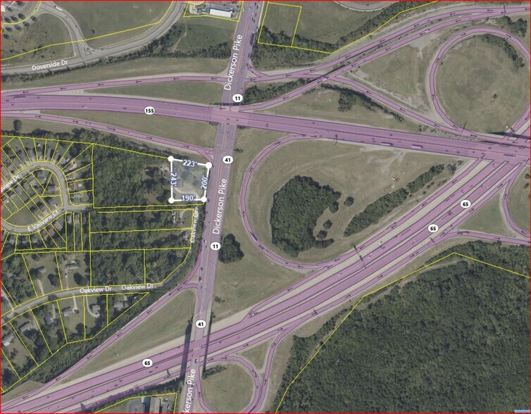 393 Oakview Dr, Nashville, TN à vendre - Aérien - Image 2 de 5