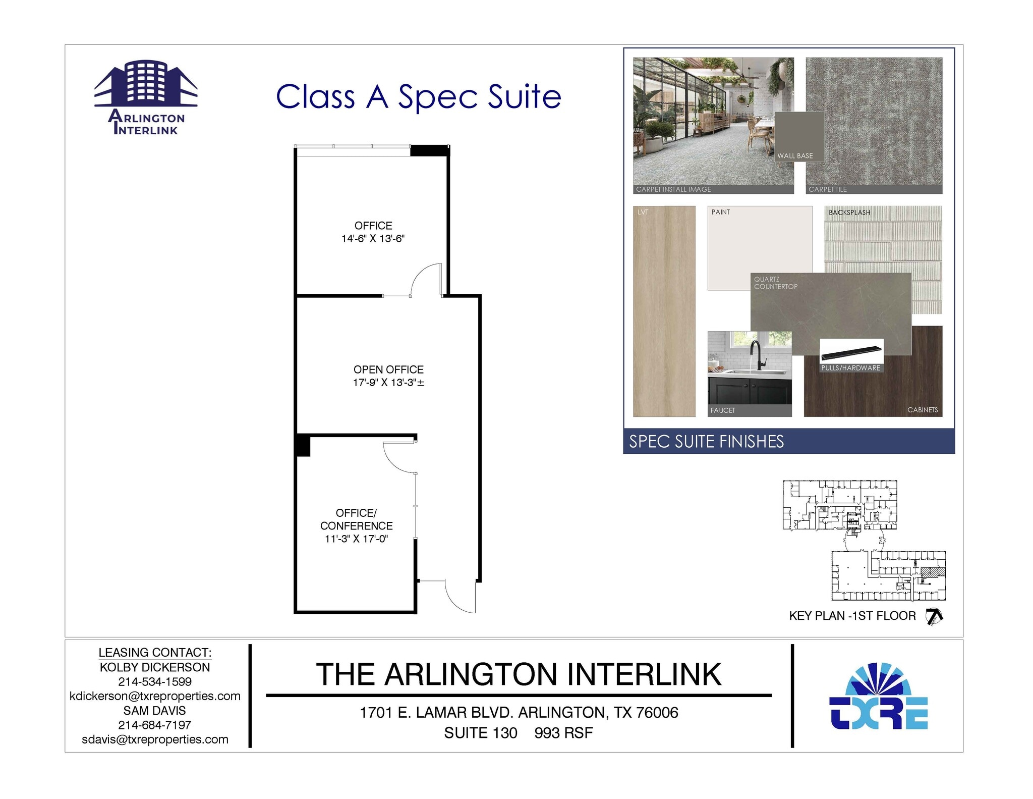 1701 E Lamar Blvd, Arlington, TX for lease Floor Plan- Image 1 of 1