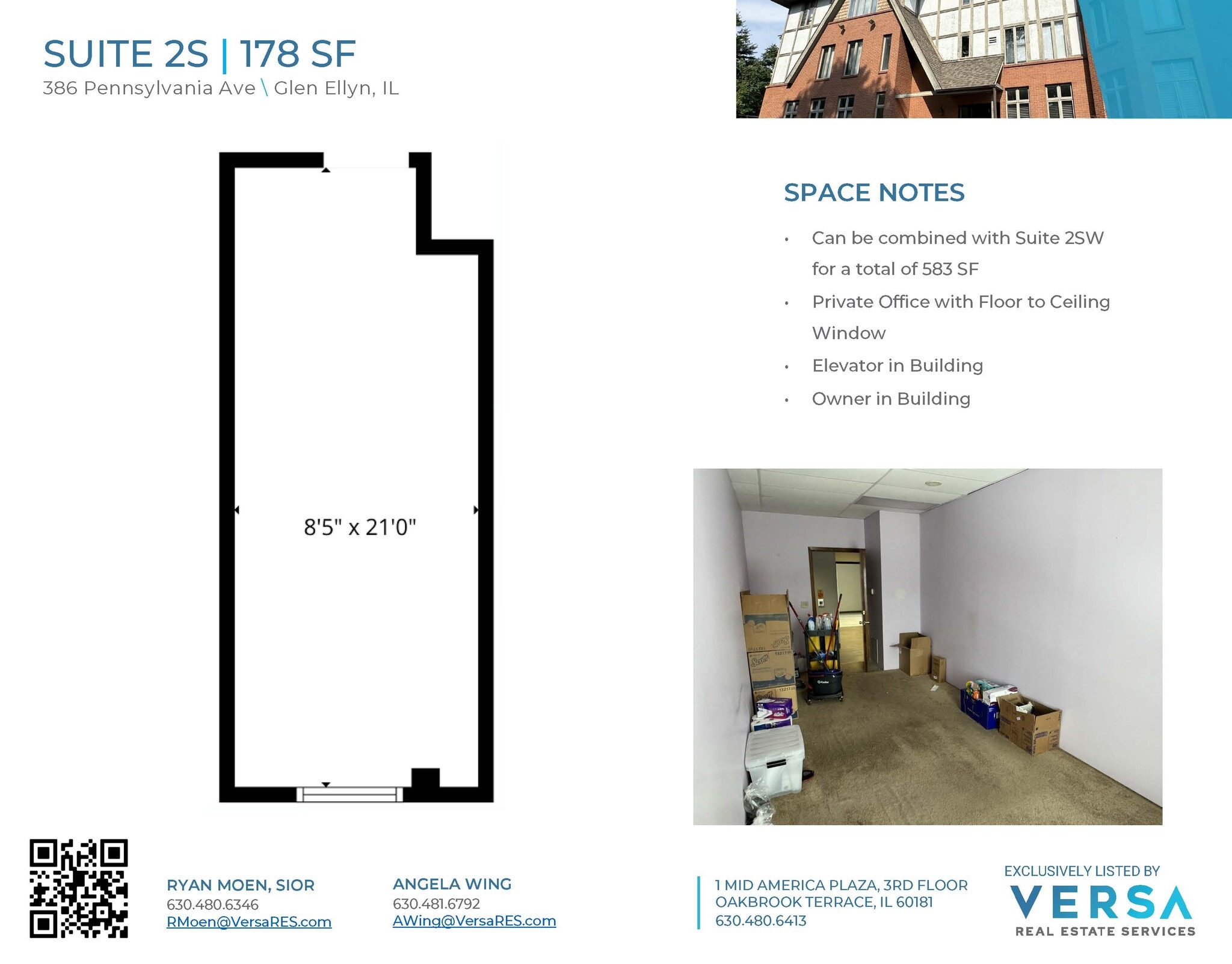 386 Pennsylvania Ave, Glen Ellyn, IL for lease Floor Plan- Image 1 of 1