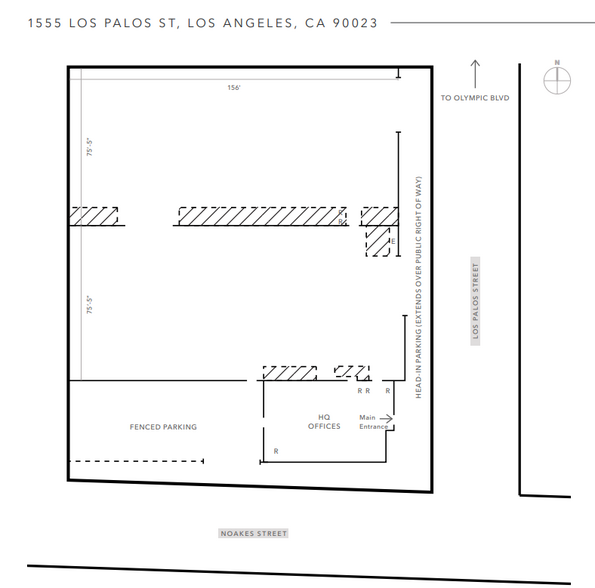 1555 Los Palos St, Los Angeles, CA à vendre - Plan d’étage - Image 2 de 6