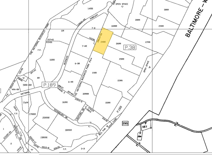 308 Sentinel Dr, Annapolis Junction, MD à louer - Plan cadastral - Image 2 de 4