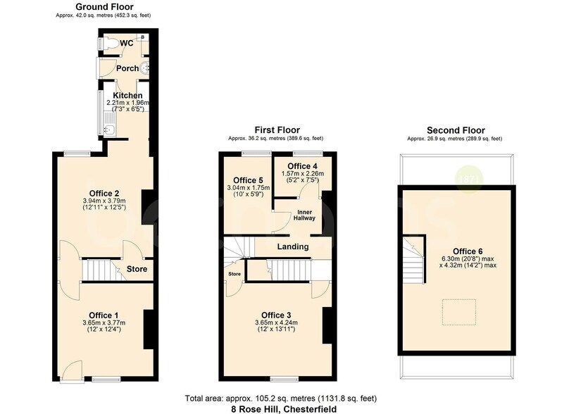 8 Rose Hl, Chesterfield à vendre - Plan d’étage - Image 2 de 9