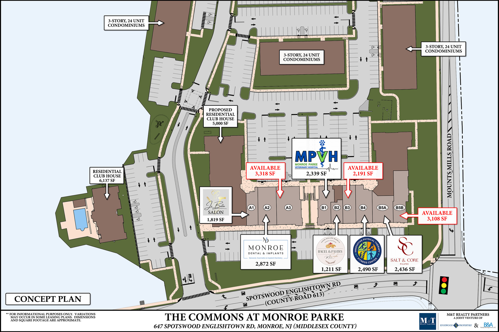623 Spotswood-Englishtown Rd, Monroe Township, NJ for lease Site Plan- Image 1 of 1