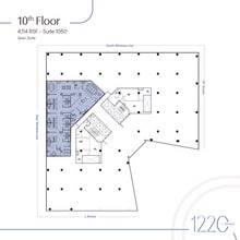 1220 L St NW, Washington, DC à louer Plan d’étage- Image 2 de 7
