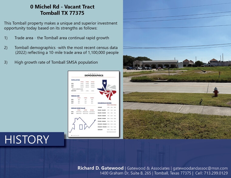 Johnson & Michels Rd, Tomball, TX for sale - Building Photo - Image 3 of 5