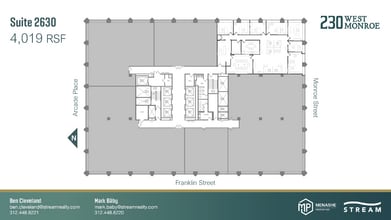 230 W Monroe St, Chicago, IL for lease Floor Plan- Image 1 of 1