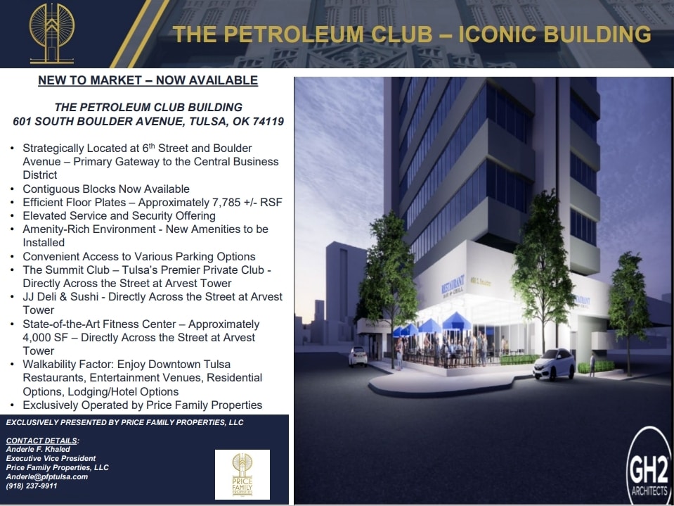 601 S Boulder Ave, Tulsa, OK for lease Building Photo- Image 1 of 12