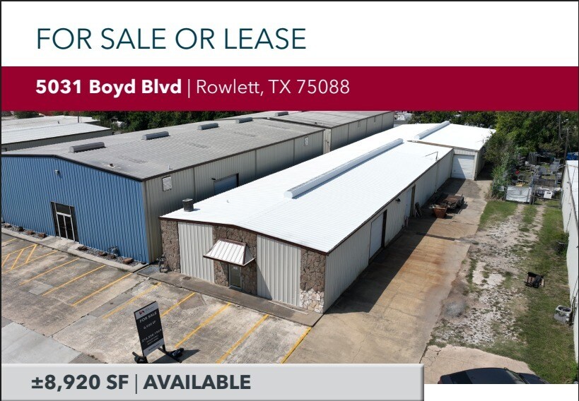 5031 Boyd Blvd, Rowlett, TX à vendre Photo du bâtiment- Image 1 de 2