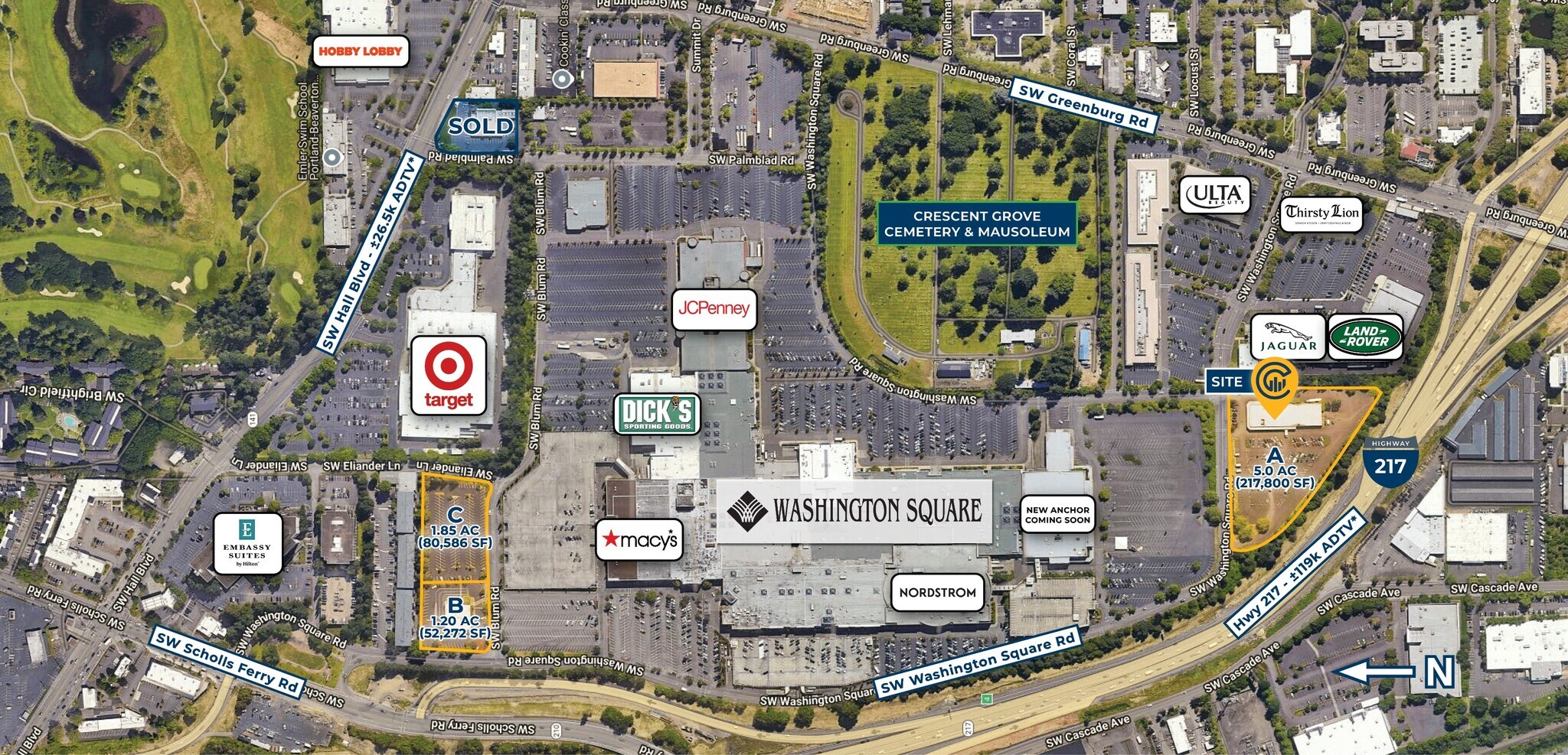 Washington Square Development Pads portefeuille de 3 propriétés à vendre sur LoopNet.ca Photo principale- Image 1 de 12