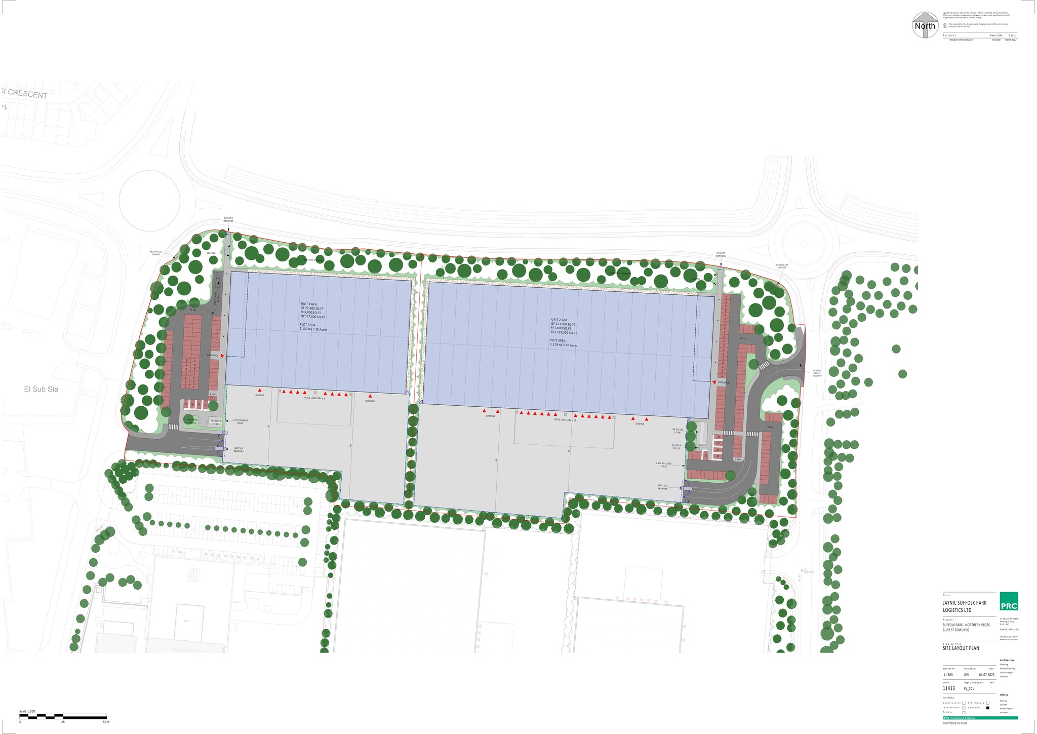 Fortress Way, Bury St Edmunds for lease Site Plan- Image 1 of 4