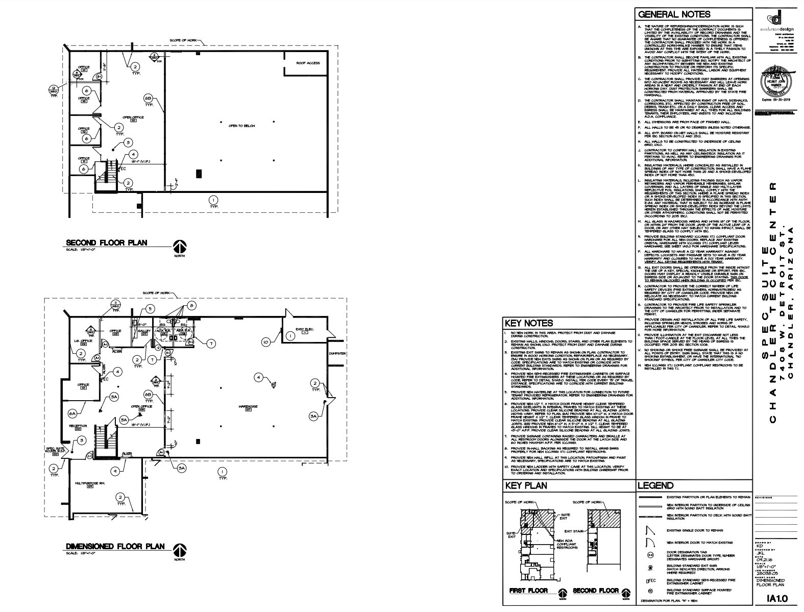 7400 W Detroit St, Chandler, AZ for lease Floor Plan- Image 1 of 1